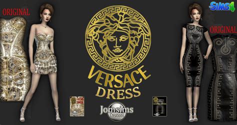 the sims 4 versace cc|sims 4 cc starlord Versace gown.